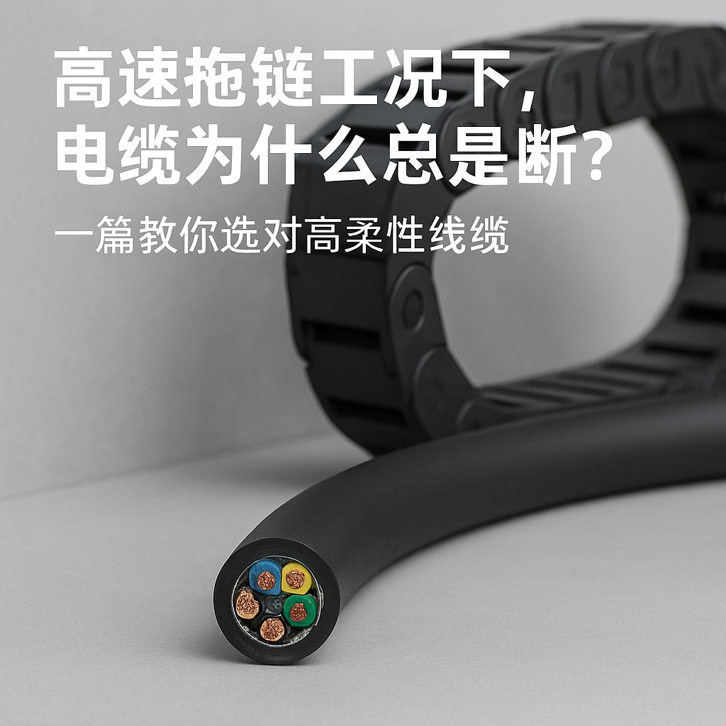 高速拖鏈工況下，電纜為什么總是斷？一篇教你選對高柔性線纜