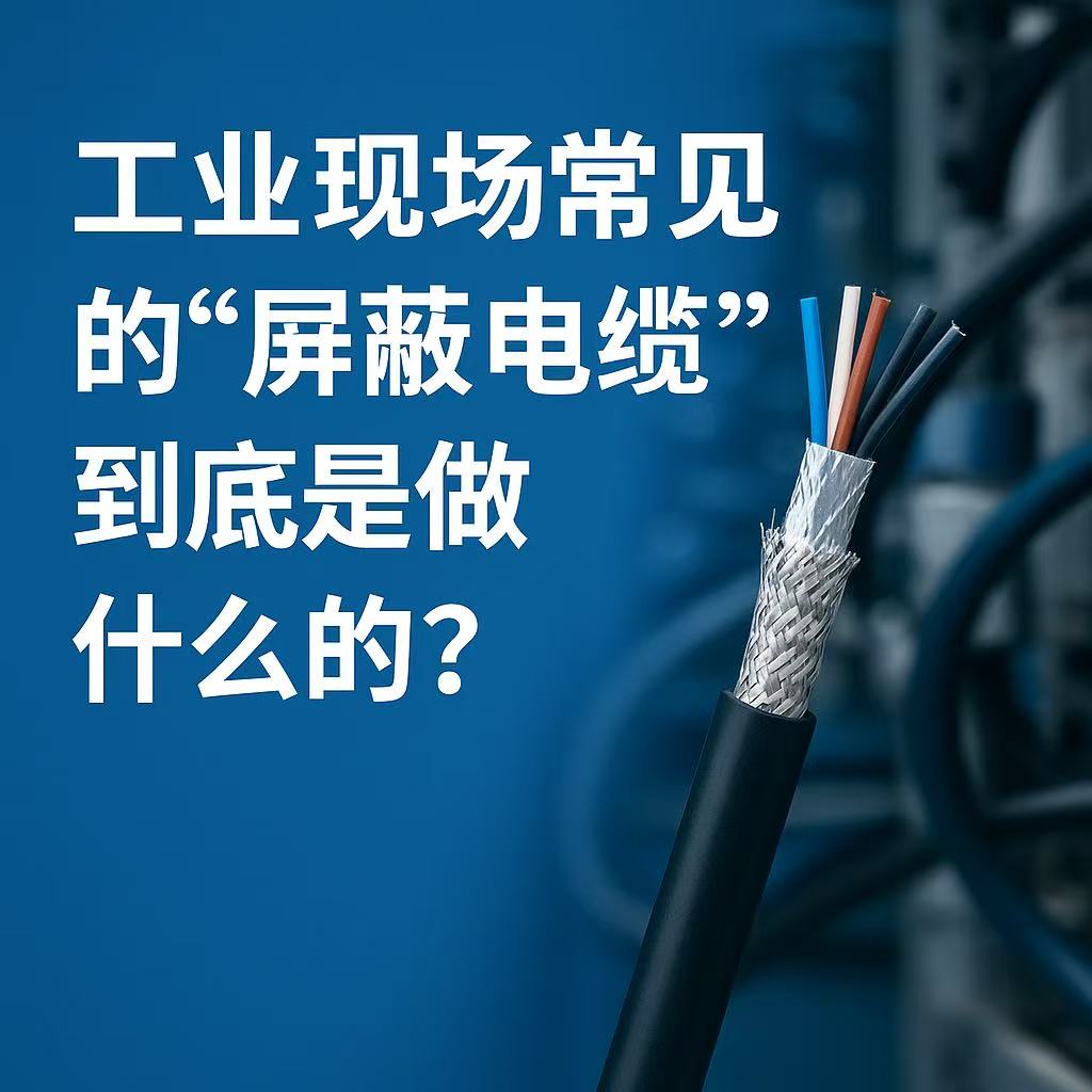 工業(yè)現(xiàn)場常見的“屏蔽電纜”到底是做什么的？